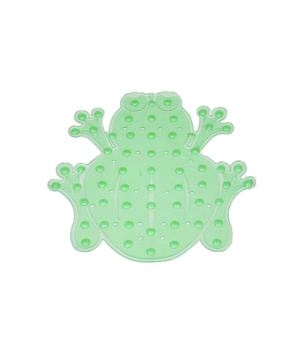 Rana verde alfombra antideslizante ducha