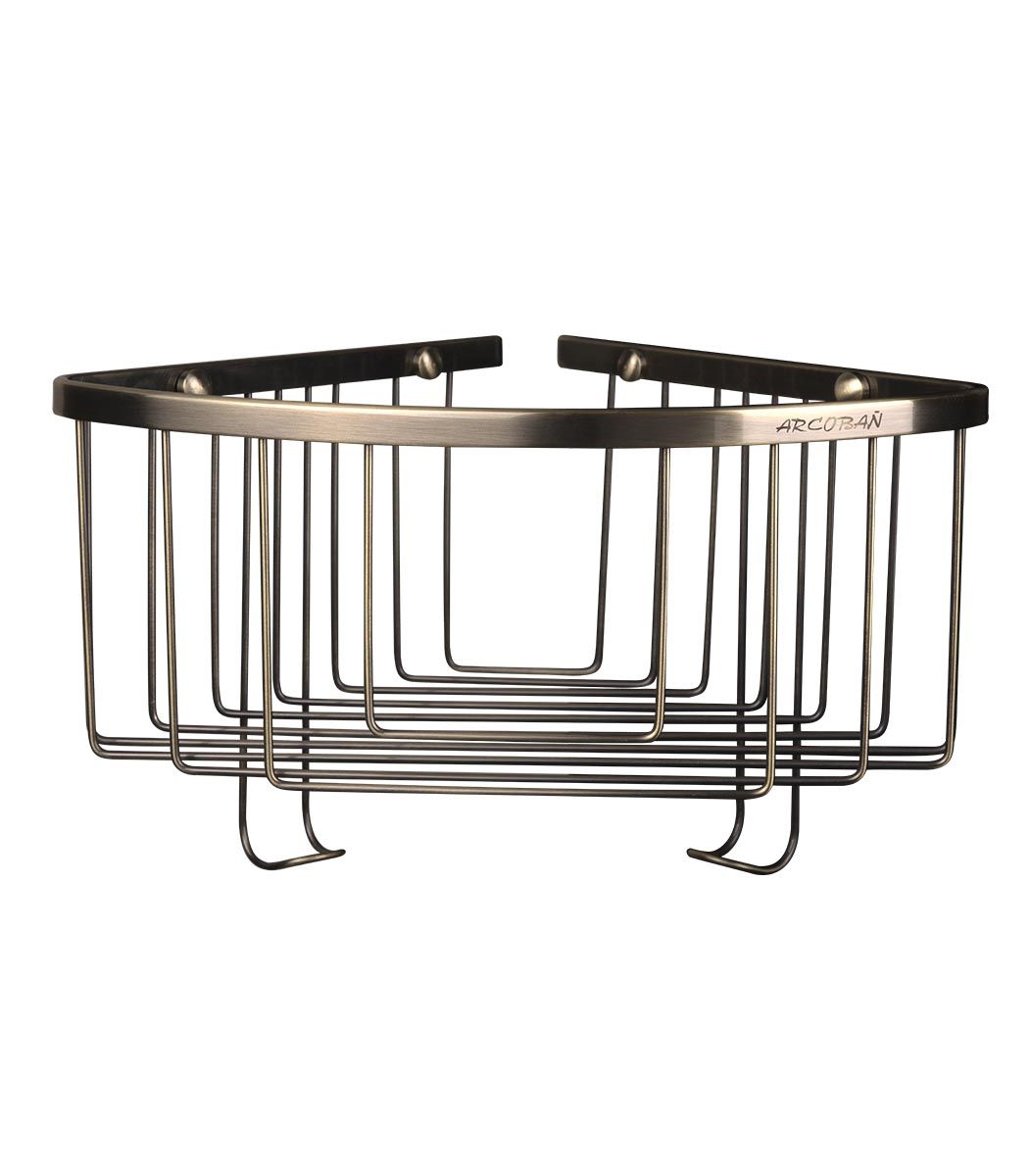 rinconera cesta bronce esquina perchas