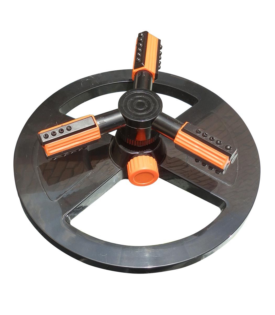 aspersor giratorio base regulador jardin