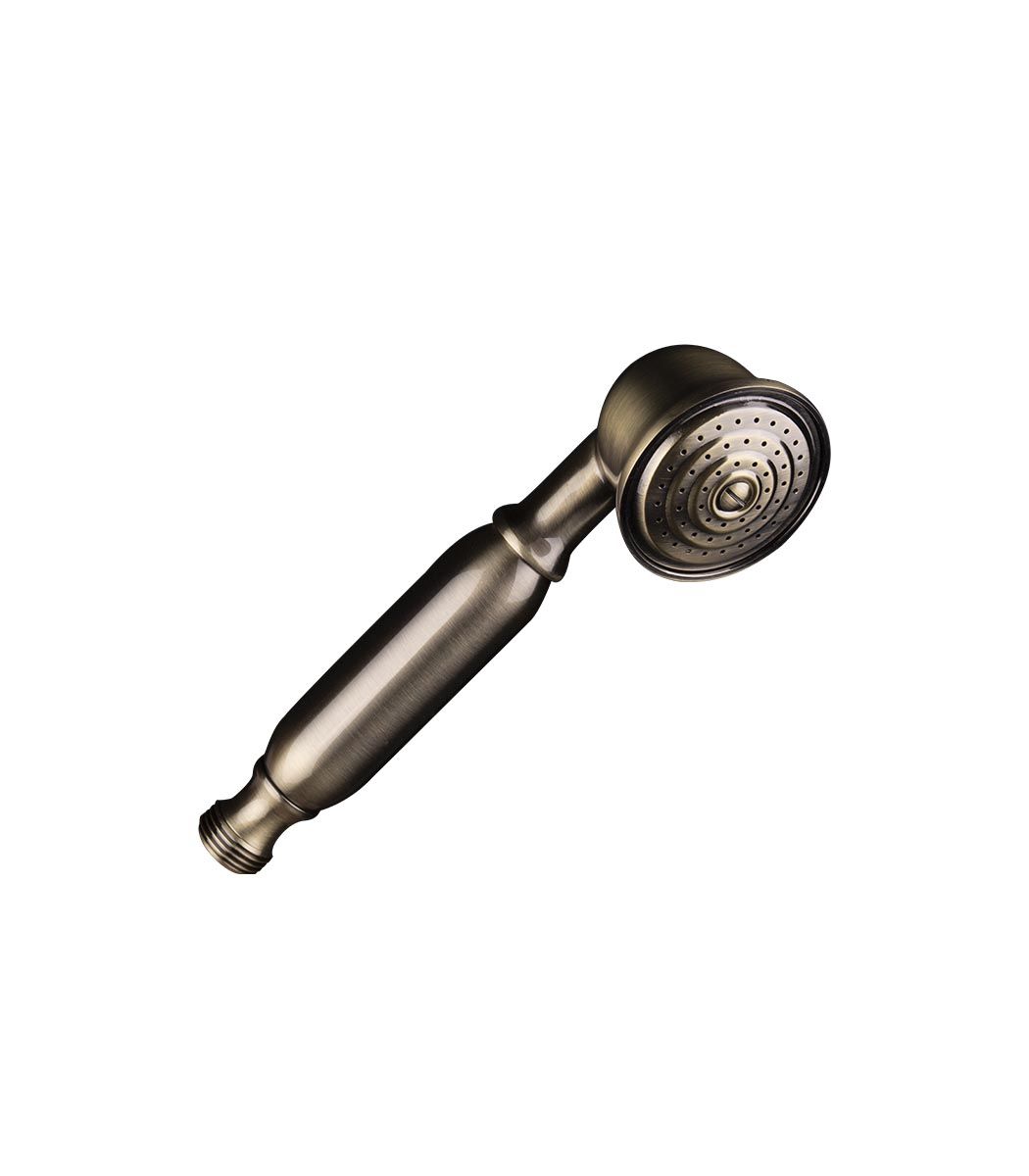 mango ducha bronce epoca rustico