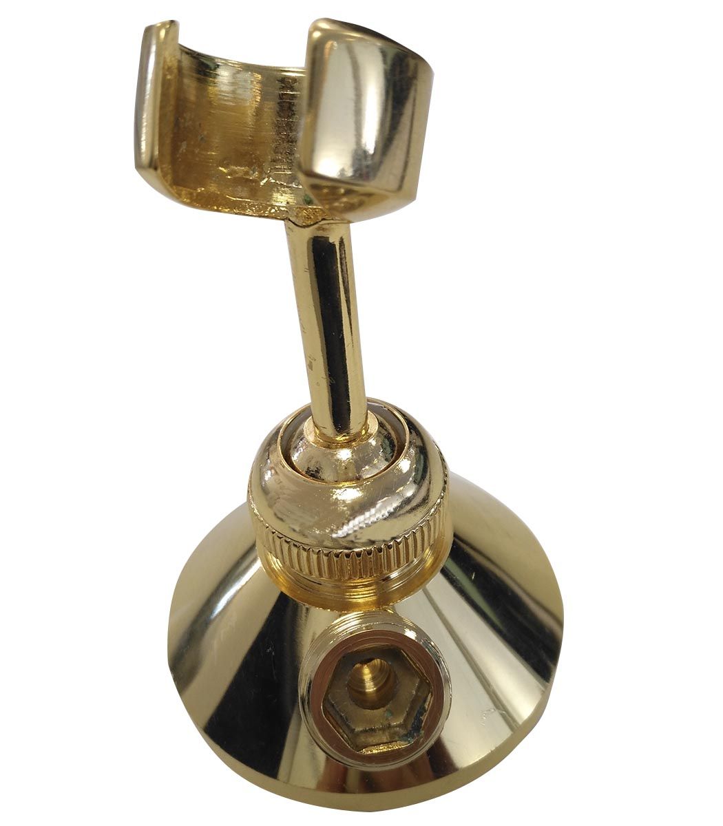 soporte conico alargado cuello oro