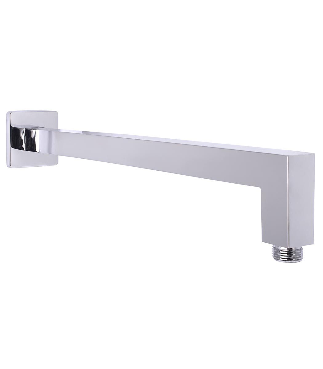 tubo ducha cuadrado recto acero