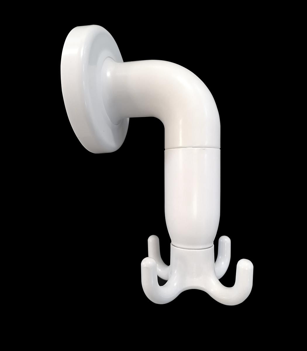 percha múltiple blanca