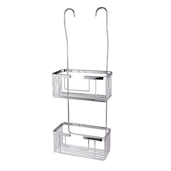 cesta griferia doble acero