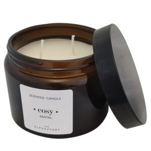 VELA AROMÁTICA CRISTAL SANTAL 360gr