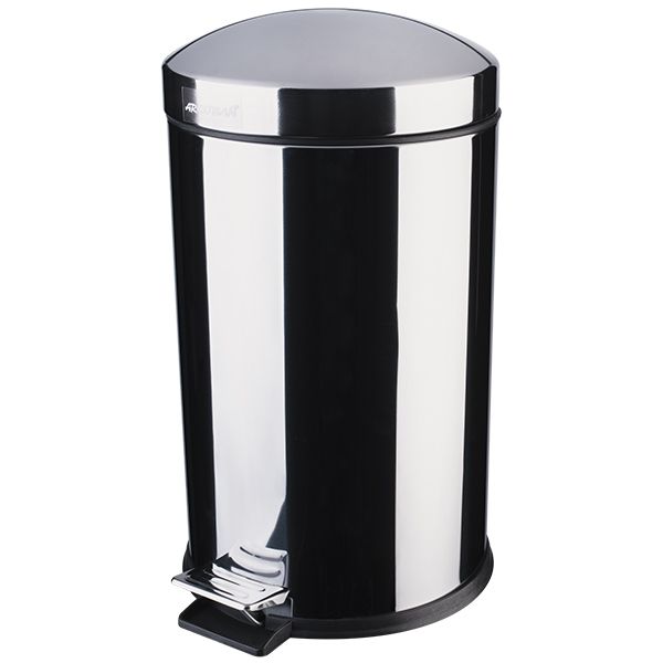 Papelera pedal 8L inox baño