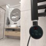 RADIADOR ELECTRICO NEGRO 1200 X 400