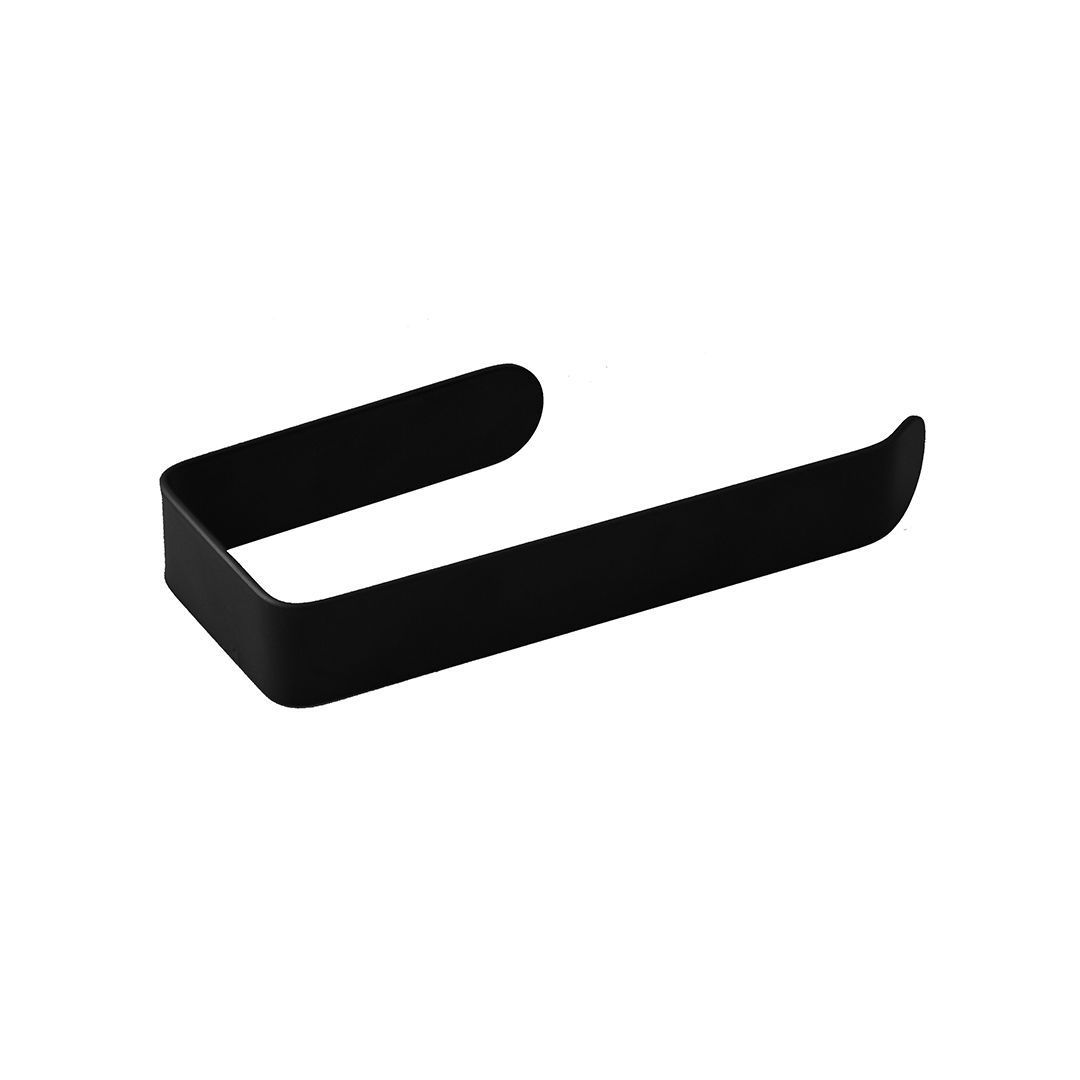 portarrollos negro sauce baño adhesivo