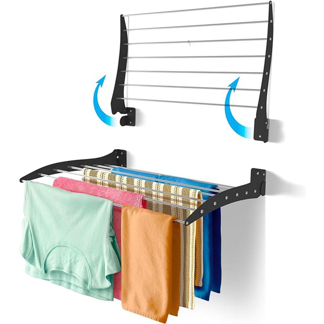 Foto tendedero abatible negro