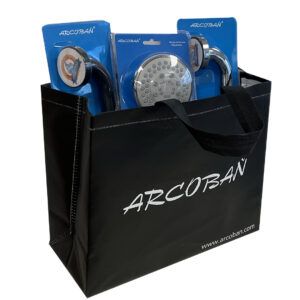 BOLSA RECICLADA NEGRA ARCOBAÑ