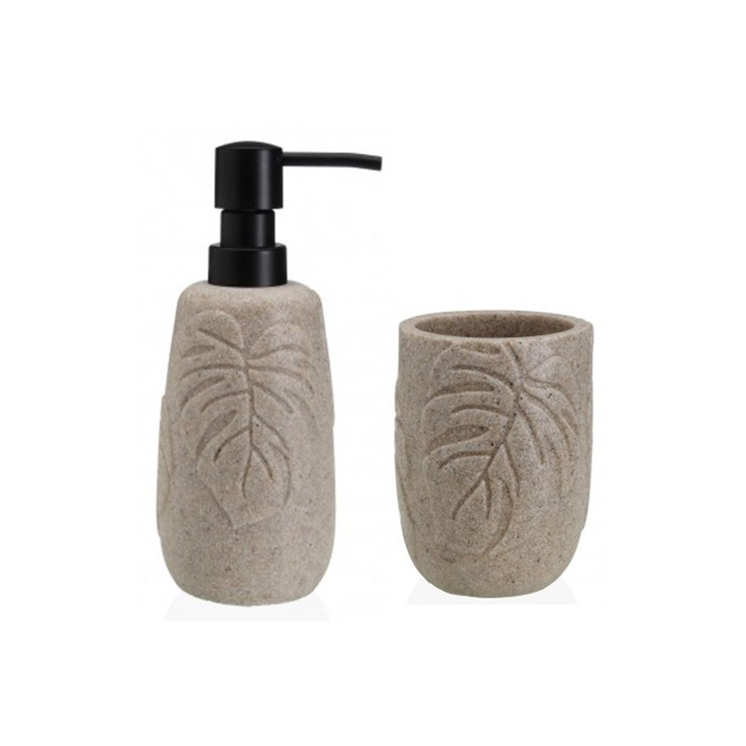 Dispensador jabón y vaso palm arena