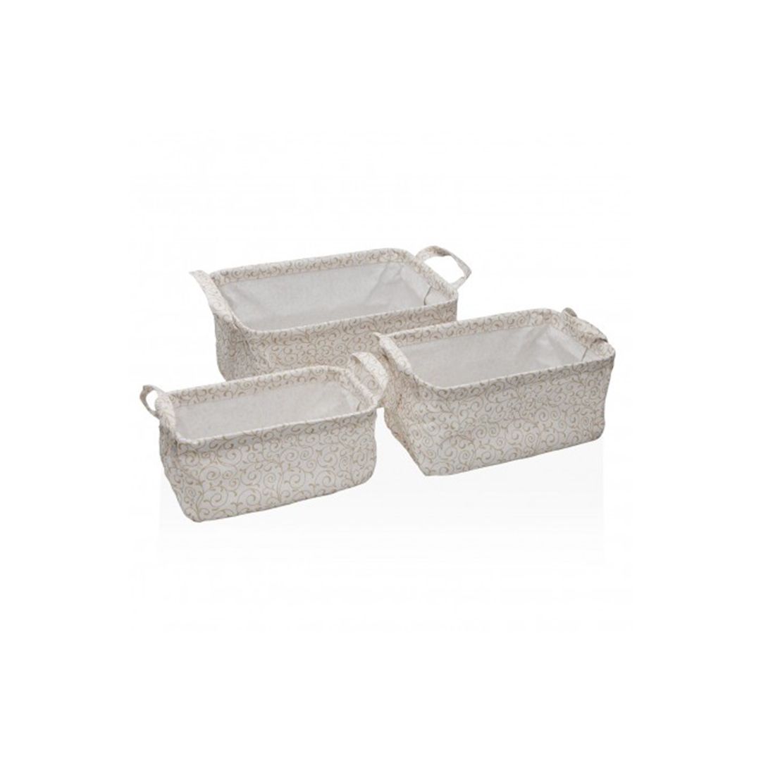 Set 3 cestas rectangulares Serpentine alhambra