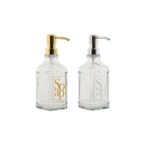 LOTE 2 UDS. DOSIFICADOR/DISPENSADOR CRISTAL JABÓN EDIMBURGO