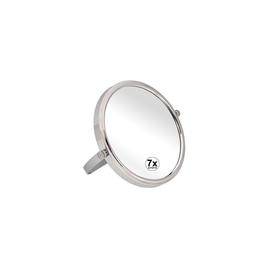 FCES7CR17 Espejo sobremesa 7A cromo 17cm
