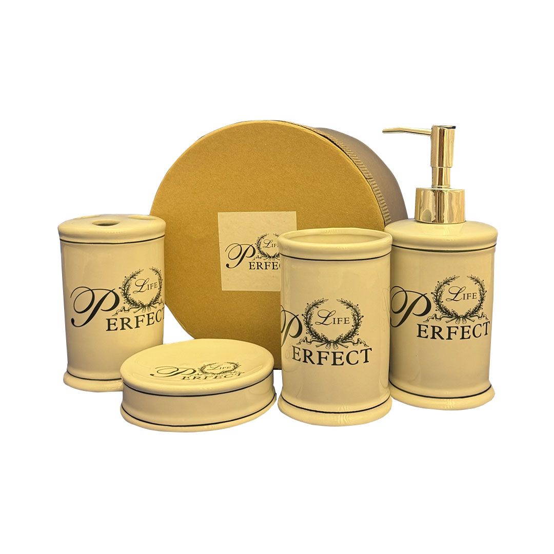 set accesorios baño vintage