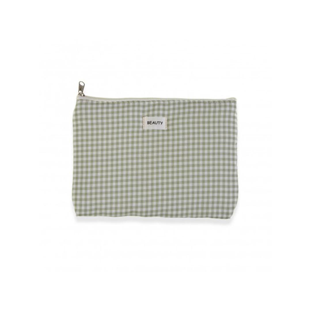 22390313 neceser cuadros verde cartera XL Sofia