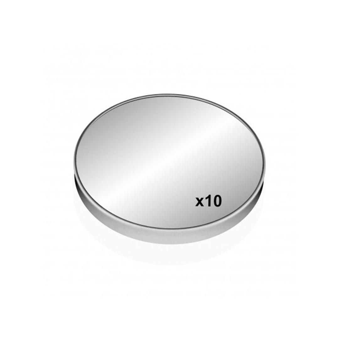 FCES10VC17 espejo ventosa cromo 10au 17cm