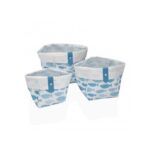 SET 3 CESTAS CUADRADAS AGUA