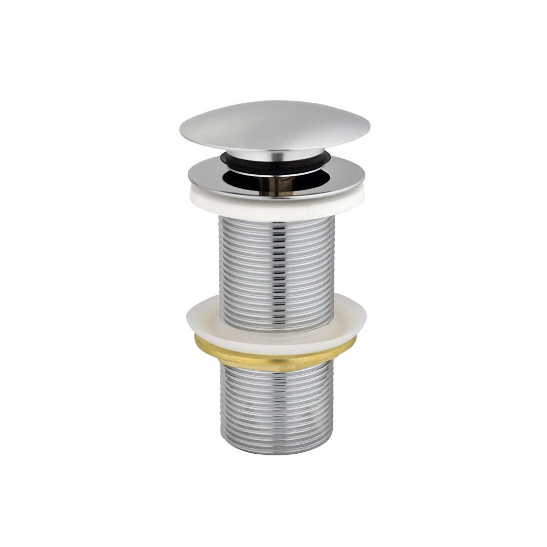 valvula clic cromo sin rebosadero