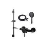 LOTE DUCHA ONIX + SET SLIM NEGRO